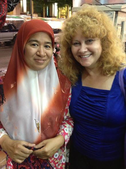 Aunty Sandy and her Muslim friend