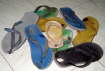 To protect the kids from infections and worms we exchange their worn out sandals for new ones. 2 pairs for $1